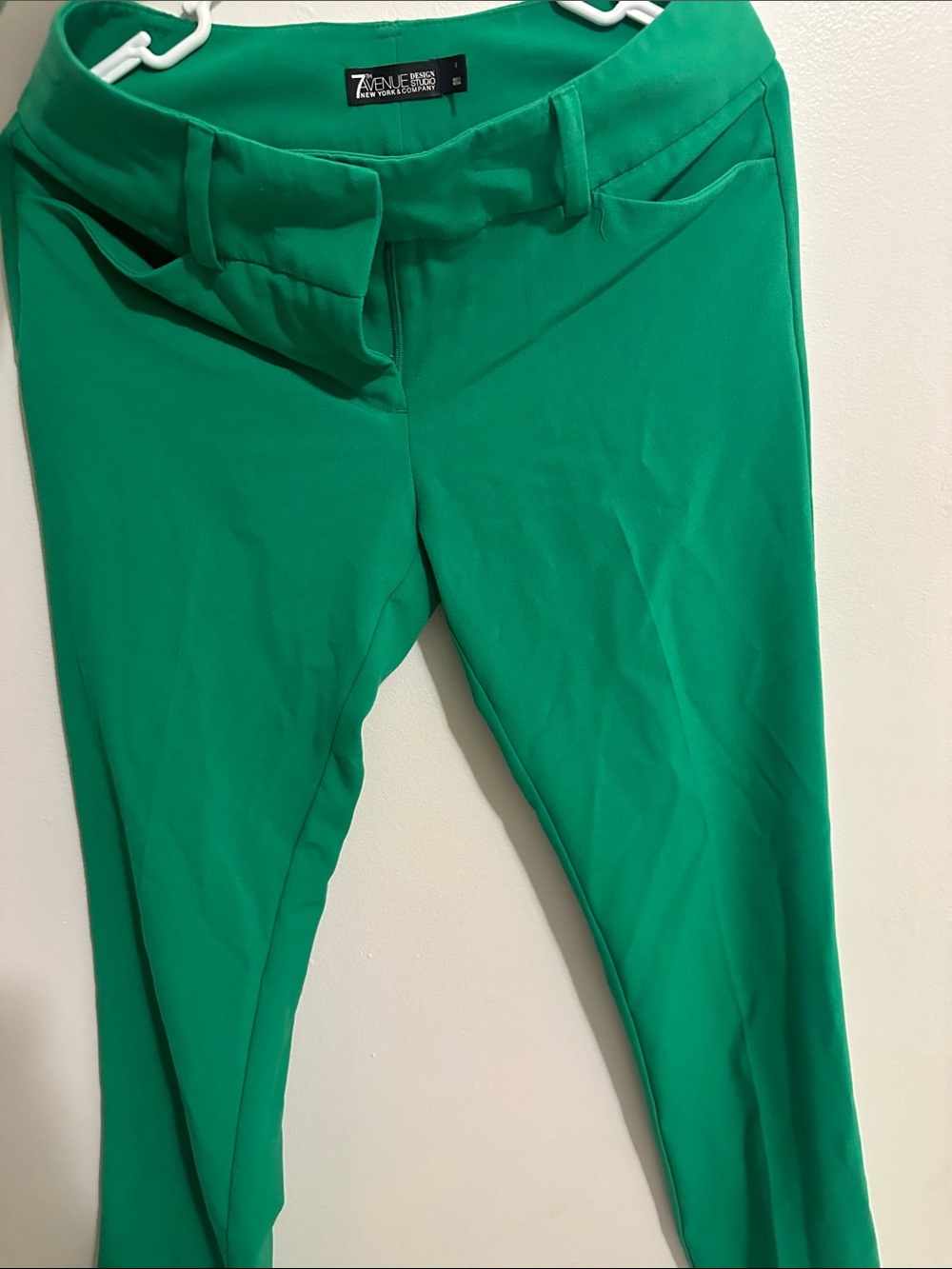 ZAKET & PLOVER Green Straight-Leg Ponte Pants